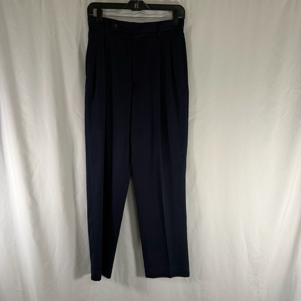 Polo Sport Ralph Lauren Dress Pants Women's 6 Navy Blue Pleated Vintage